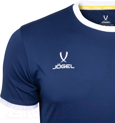 Футболка игровая футбольная Jogel Camp Origin Jersey / JFT-1020-K (XS, темно-синий/белый)