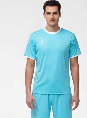 Футболка игровая футбольная Jogel Camp Origin Jersey / JFT-1020 (XXL, бирюзовый/белый)