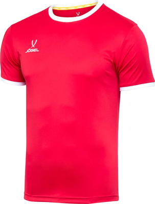 Футболка игровая футбольная Jogel Camp Origin Jersey / JFT-1020 (XL, красный/белый) -