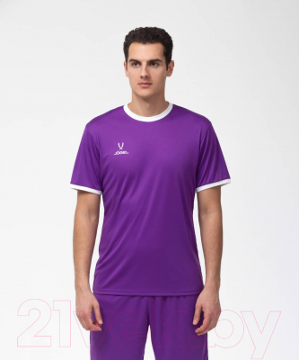 Футболка игровая футбольная Jogel Camp Origin Jersey / JFT-1020 (M, фиолетовый/белый)