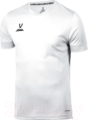 Футболка игровая футбольная Jogel Division PerFormDRY Union Jersey (YL, белый/белый)