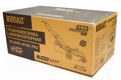 Газонокосилка электрическая Brait BCLM40-4PUBL PRO