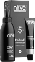 Крем-краска для волос Nirvel Homme CT-7 (2x30мл, светло-каштановый) - 