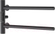 Полотенцесушитель электрический Маргроид Ferrum Cook СНШ 18x40 (черный матовый, таймер слева) - 