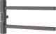 Полотенцесушитель электрический Маргроид Ferrum Cook СНШ Профильный 18x40 (черный матовый, таймер слева) - 