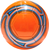 Футбольный мяч No Brand МБ-4787 (оранжевый) - 
