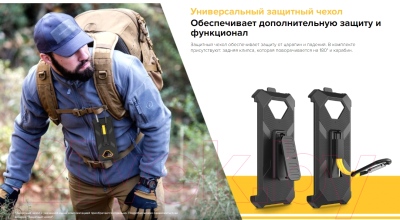 Изображение товара Смартфон Ulefone Armor X13 6GB/64GB (черный/оранжевый)