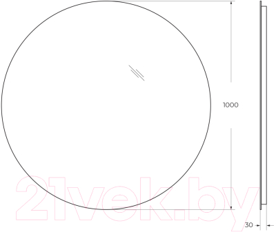 Купить Зеркало BelBagno SPC-INT-1000-LED  