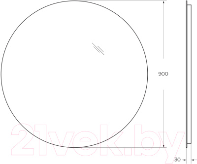 Купить Зеркало BelBagno SPC-INT-900-LED  