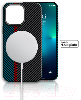 Чехол-накладка Luxo Пути сошлись J213 для iPhone 13 Pro (хаки/изумрудный)