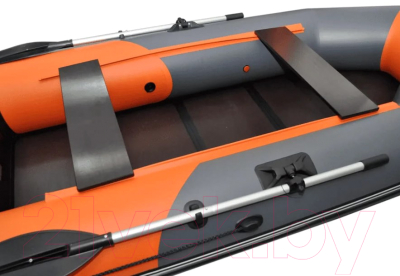Надувная лодка Муссон 3000 С (серый/оранжевый)