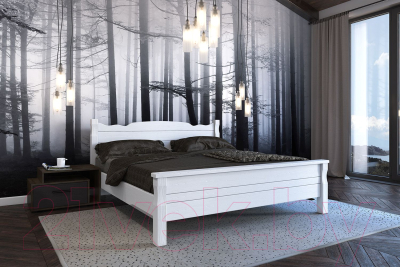 Каркас кровати Bravo Мебель Мюнхен 140x200 (белый античный)
