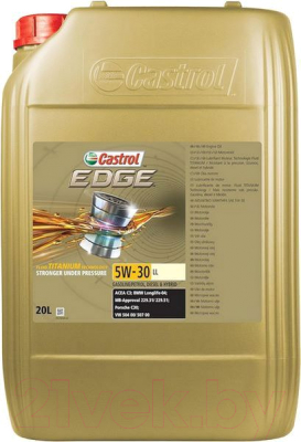 Моторное масло Castrol Edge 5W30 LL (20л)
