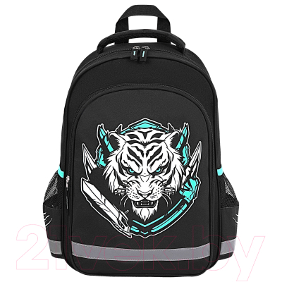 Школьный рюкзак Пифагор School. White Tiger / 272081