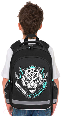 Школьный рюкзак Пифагор School. White Tiger / 272081