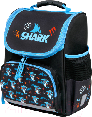 Школьный рюкзак Пифагор Basic. Angry Shark / 272044