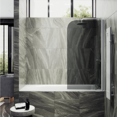 Стеклянная шторка для ванны MaybahGlass MGV-608-1