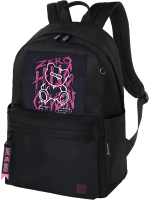 Школьный рюкзак Brauberg Fashion City. Hug Me / 272570 (черный) - 