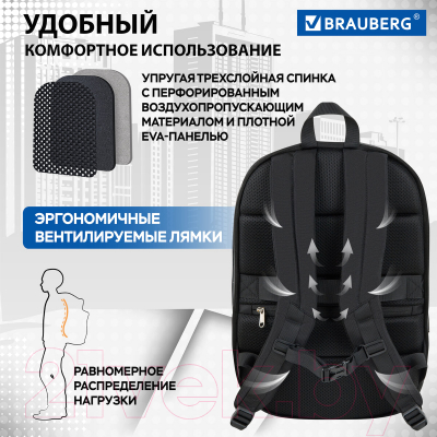 Рюкзак Brauberg Functional. Safe / 272574