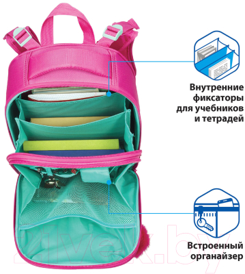 Школьный рюкзак Brauberg Premium. Весенняя мята / 227817