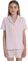 Пижама детская Mark Formelle 567745 (р.128-64, розовая полоска) - 
