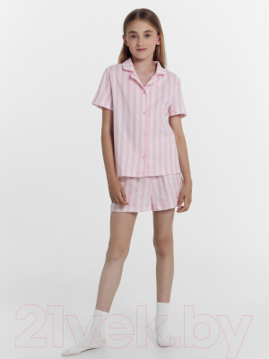 Пижама детская Mark Formelle 567745 (р.128-64, розовая полоска)