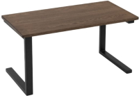 Журнальный столик Stal-Massiv Box-table (дуб мореный/черный) - 