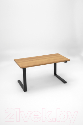 Журнальный столик Stal-Massiv Box-table (дуб натуральный/черный)