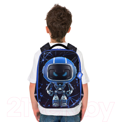 Школьный рюкзак Brauberg Light. Evil Robot / 272028