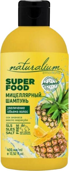 Шампунь для волос Naturalium Emotions Super Food Карибский Ананас (400мл)