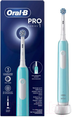 Электрическая зубная щетка Oral-B Pro 1 Sensitive Clean Box Blue D305.513.3BL-S 