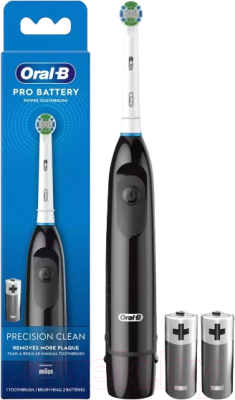 Электрическая зубная щетка Oral-B Pro Battery Precision Clean Black DB5.010.1BK