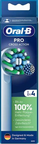 Набор насадок для зубной щетки Oral-B Pro CrossAction EB50RX-4