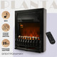 Электрокамин PLANTA PFP-FS400 (черный) - 