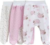 Набор ползунков Rant Funny Basic / 3390 (Rose, р.62, 3шт) -