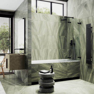 Стеклянная шторка для ванны MaybahGlass MGV-572-6
