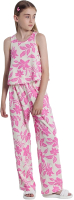 Комплект детской одежды Mark Formelle 397723 (р.104-56, цветы на молочном-1) - 