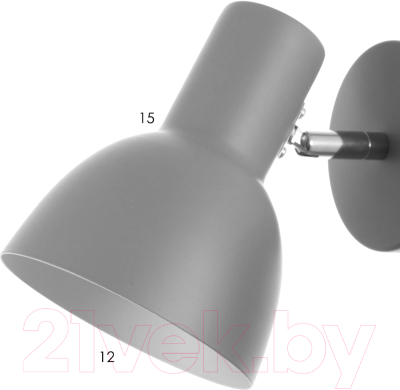 Изображение товара Бра BayerLux Севантос / 7557334 (серый)