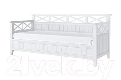 Каркас кровати Bravo Мебель Амелия 80x200 (белый античный)