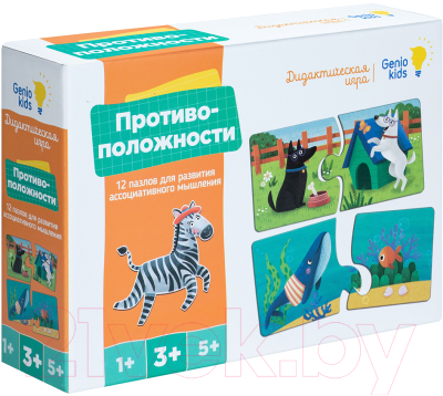Изображение товара Развивающая игра Genio Kids Противоположности / RI2203C 