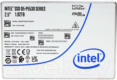 SSD диск Intel D5-P5530 960GB (SSDPF2KX960HZN1)
