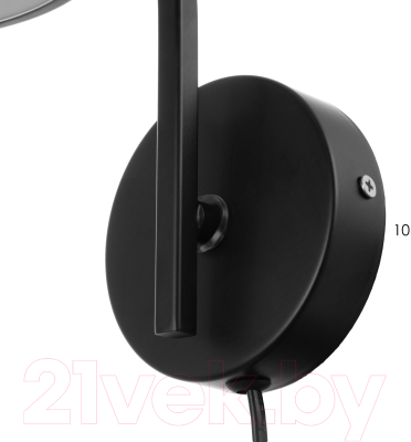 Изображение товара Бра BayerLux Пиатти / 9626409 (черный)