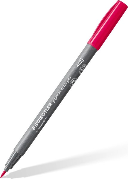 Набор капиллярных ручек Staedtler Pigment Brush. Greens&Turquoises / 371 C6-3 (6цв)