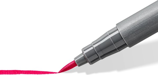 Набор капиллярных ручек Staedtler Pigment Brush. Greens&Turquoises / 371 C6-3 (6цв)
