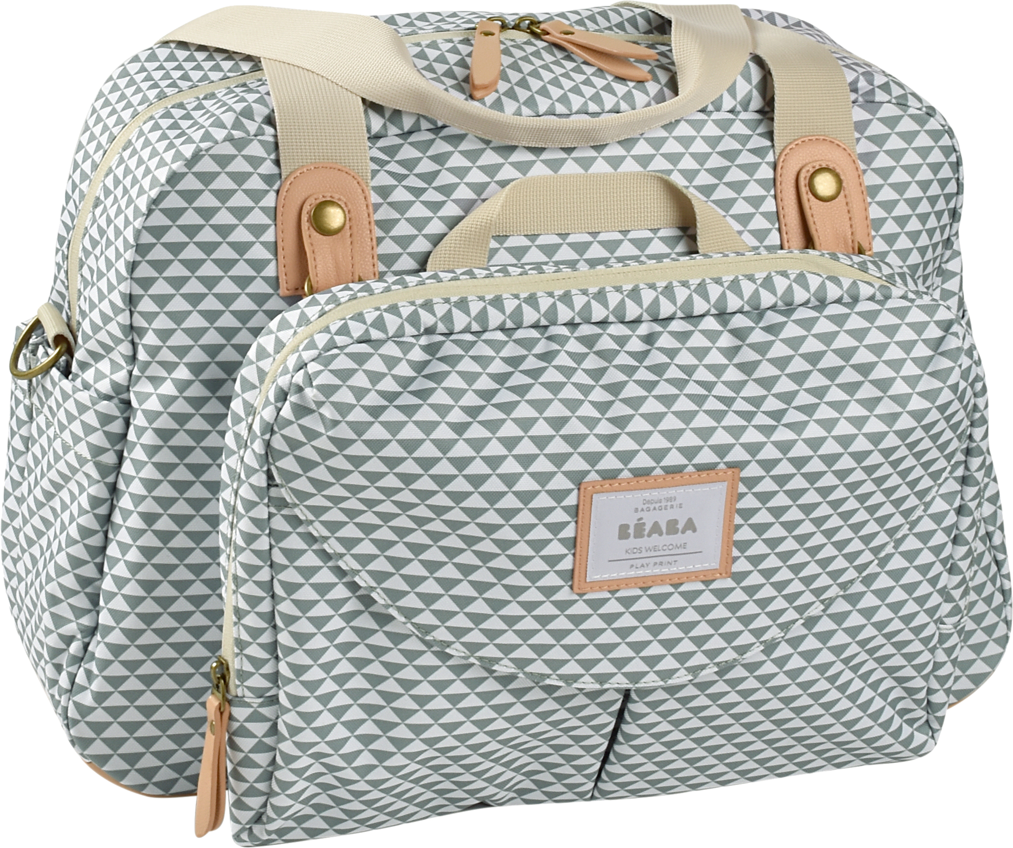 Сумка для коляски Beaba Sac Geneve Playprin Sage Green 940302