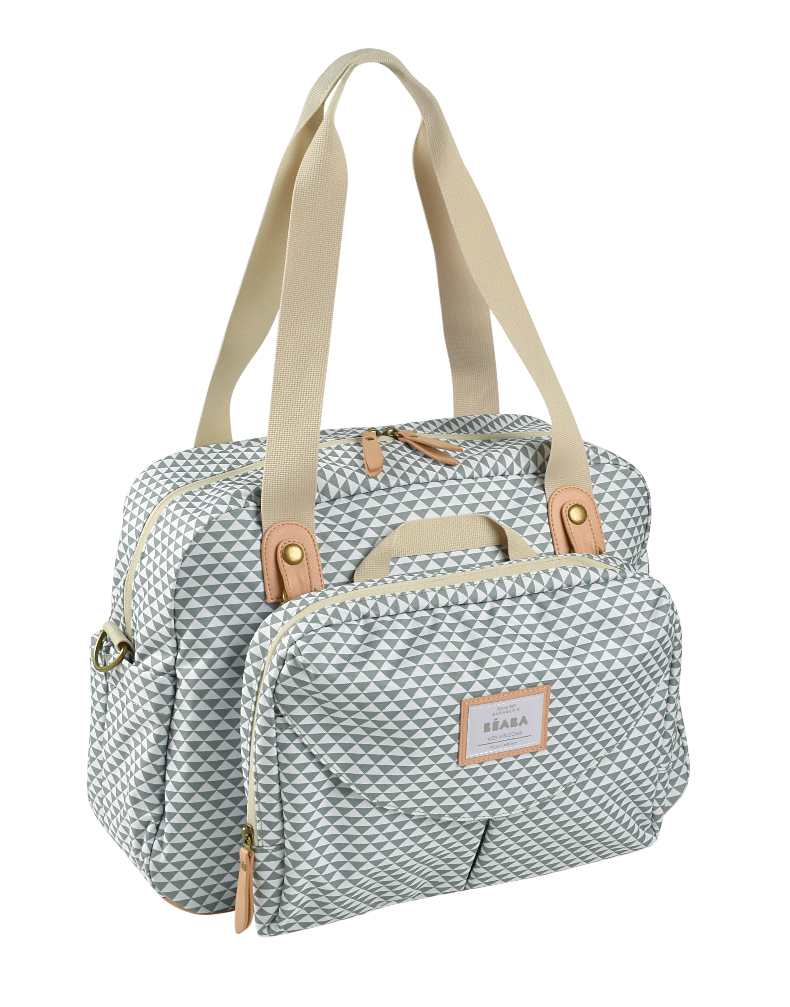 Сумка для коляски Beaba Sac Geneve Playprin Sage Green 940302