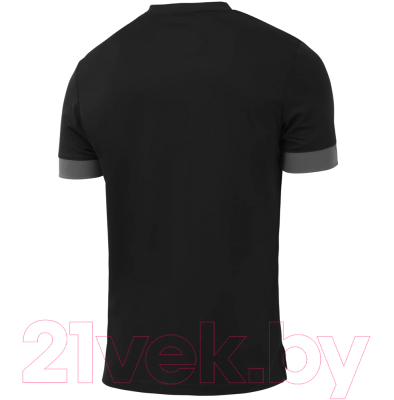 Футболка игровая футбольная Jogel Division PerFormDRY Union Jersey (XL, черный/темно-серый/белый)