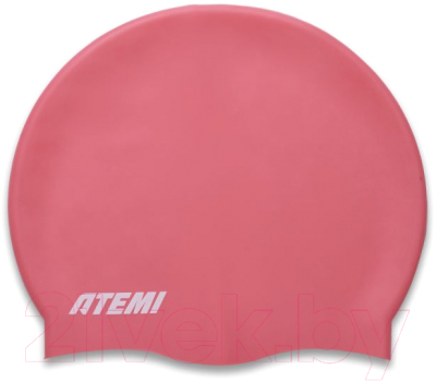 Шапочка для плавания Atemi light silicone cap Bright / FLSC1R (красный)