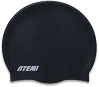 Шапочка для плавания Atemi light silicone cap Deep / FLSC1BK (черный) - 