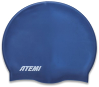 Шапочка для плавания Atemi light silicone cap Strong / FLSC1BE (синий) - 